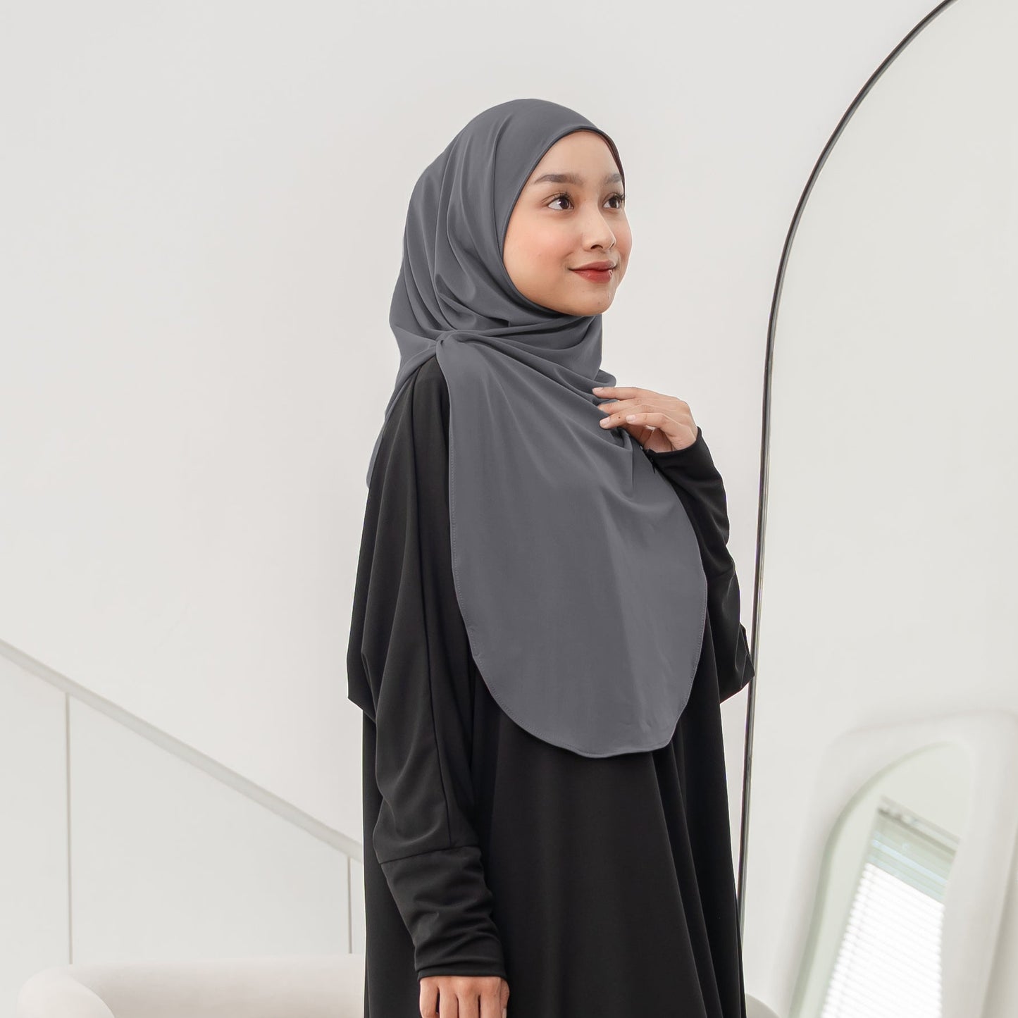 Ziba Pashmina Oval Instan Jersey Abu