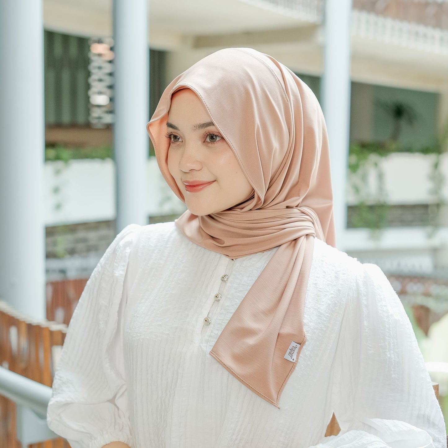 Medina Pashmina Inner Menutup Leher Jersey Mocca - Demar Hijab