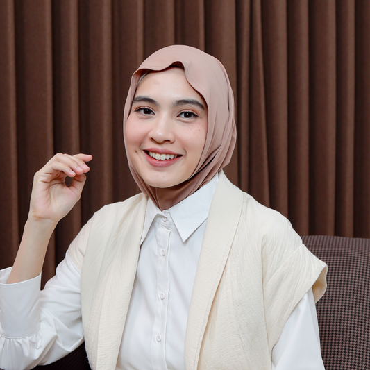 Arumi Inner Hijab Instan Crop Mocca