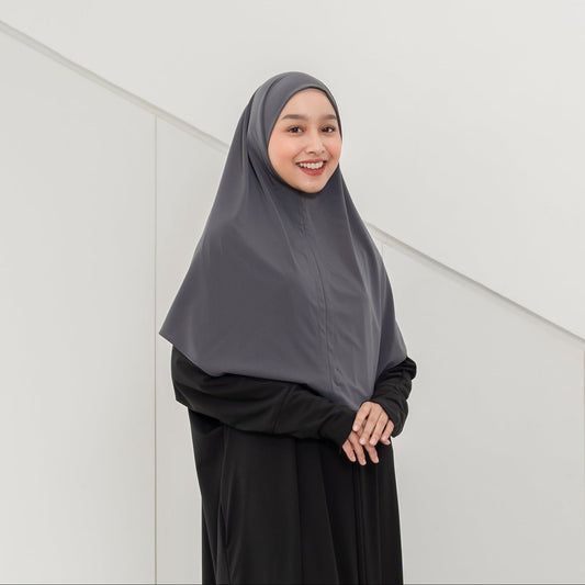 Dariya Hijab Instan Jersey Abu