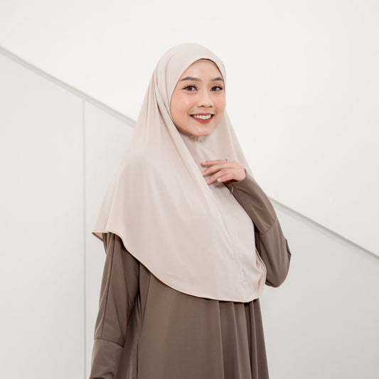 Dariya Hijab Instan Jersey Cream