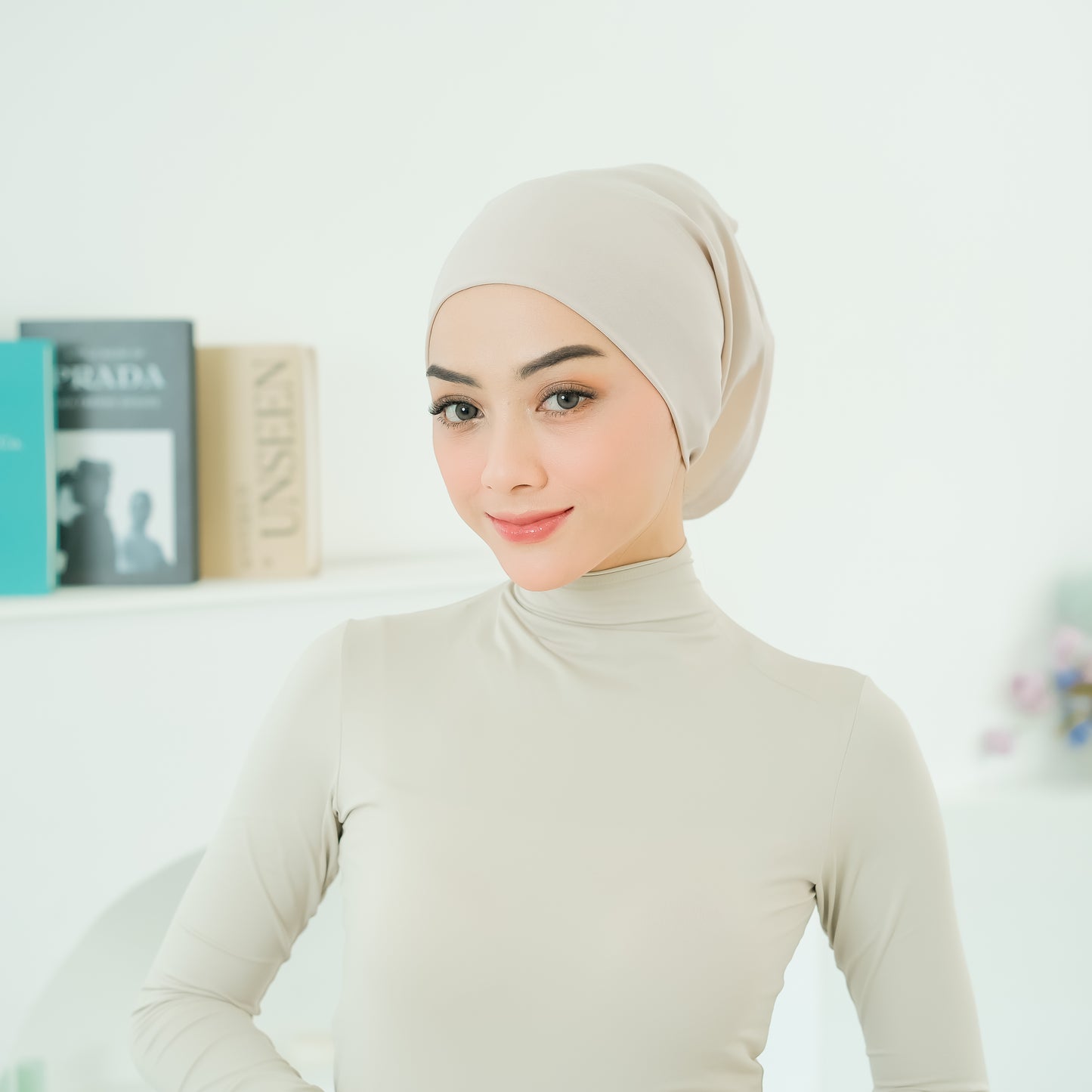 Ciput Bandana Basic Jersey Cream