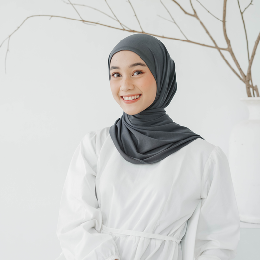 Aleeya Pashmina Instan Jersey Abu