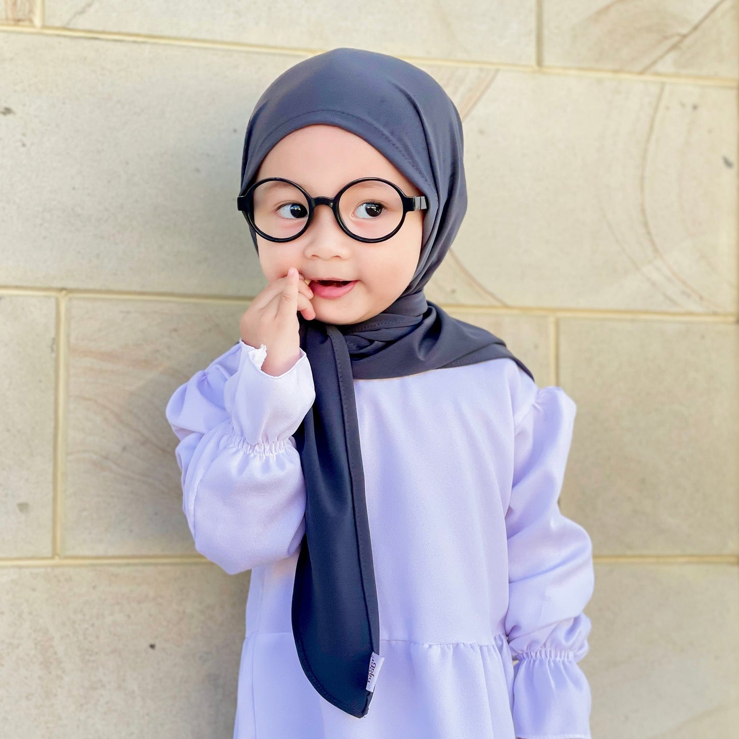 Jenna Pashmina Anak Jersey Abu