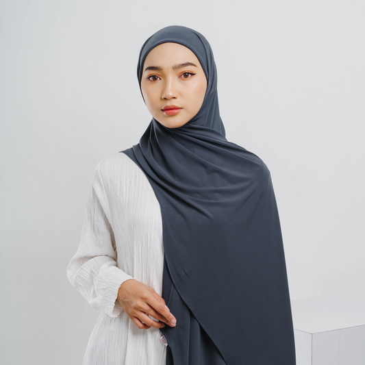 Amina Pashmina Inner Oval Jersey Abu