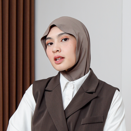 Arumi Inner Hijab Instan Crop Khaki