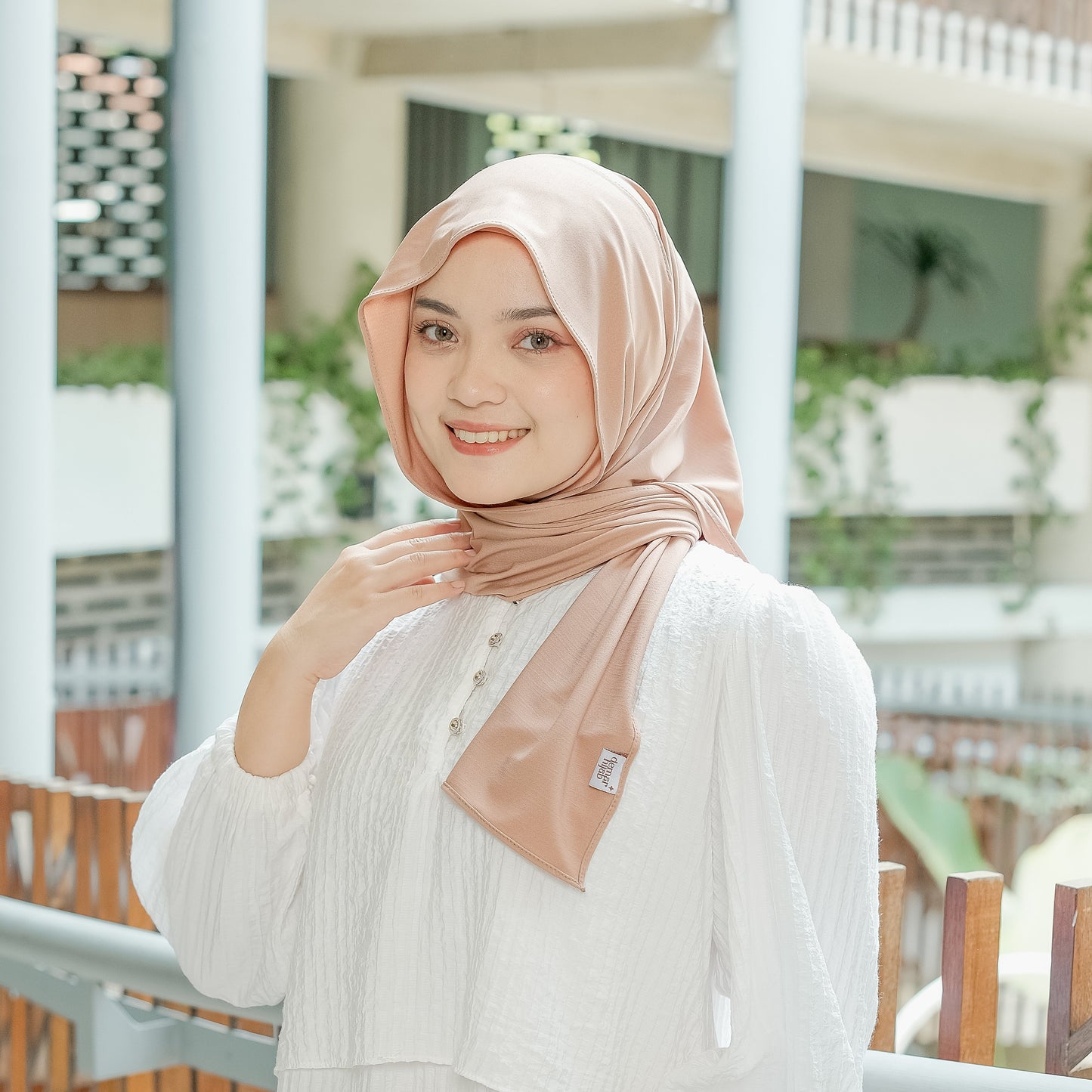 Medina Pashmina Inner Menutup Leher Jersey Mocca