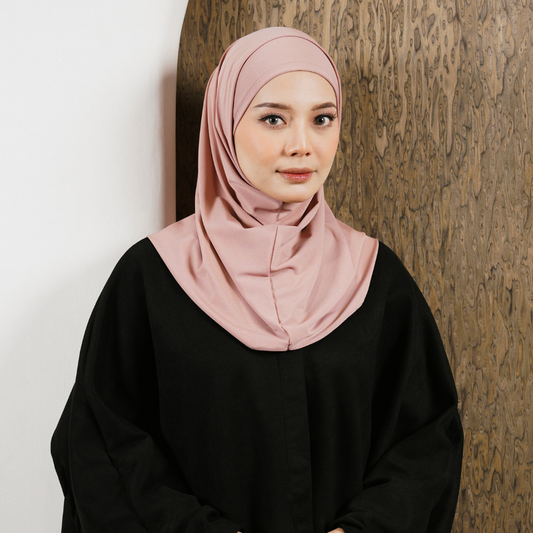 Aira Hijab Sport Bergo Instant Pink