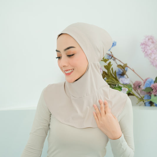 Ciput Ninja Jersey Cream - Demar Hijab