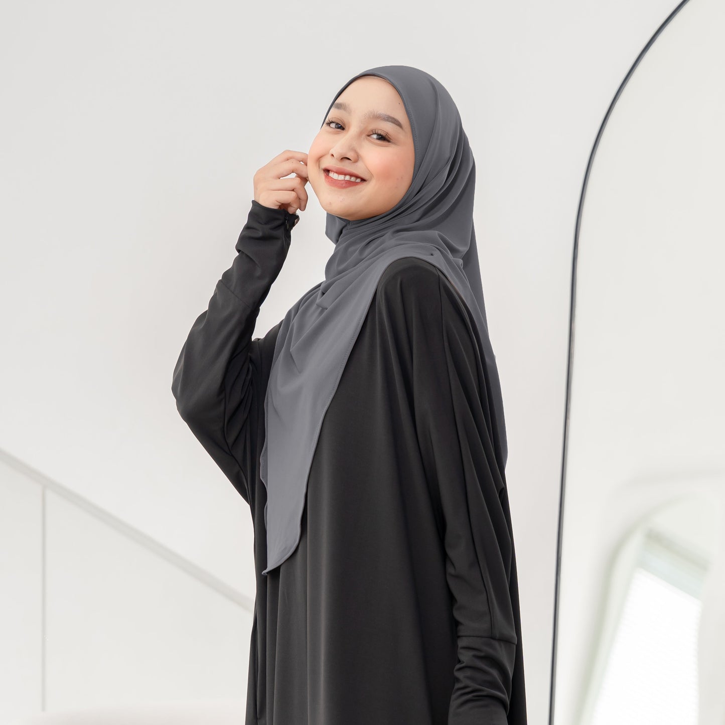 Ziba Pashmina Oval Instan Jersey Abu