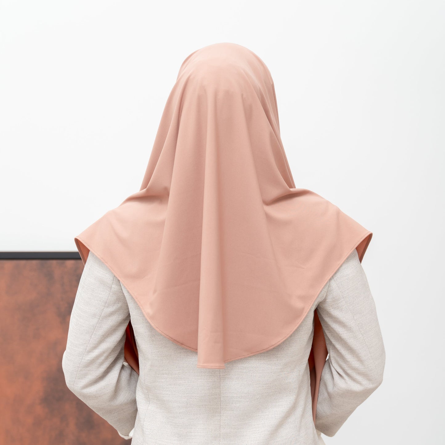Senna Pashmina Inner 2in1 Jersey Mocca