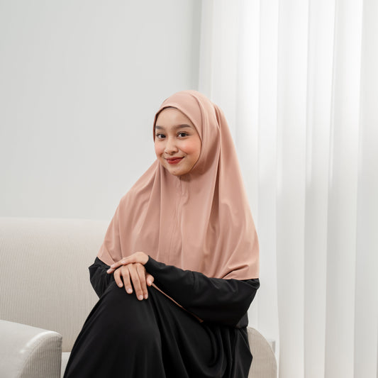 Dariya Hijab Instan Jersey Mocca