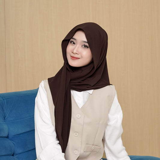 Medina Pashmina Inner Menutup Leher Jersey Mahogany