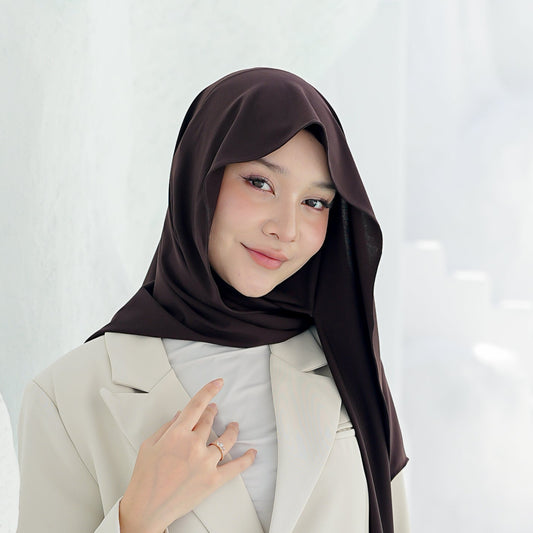 Medina Pashmina Inner Menutup Leher Jersey Mahogany