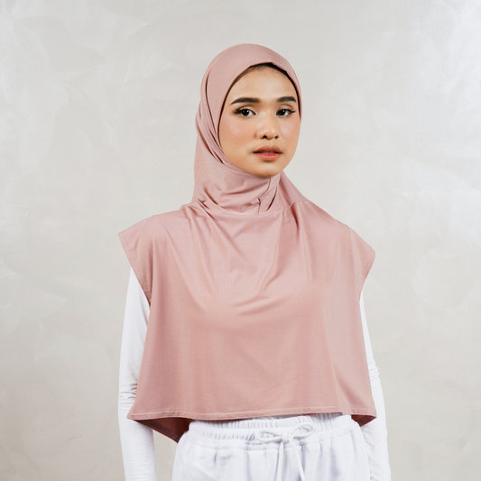 Shanum Hijab Sport Jersey Pink