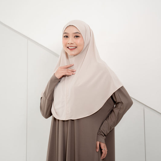 Dariya Hijab Instan Jersey Cream