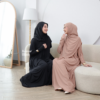Zahra Abaya Dress (Abaya Gamis Haji dan Umrah Bahan Jersey Super Premium)